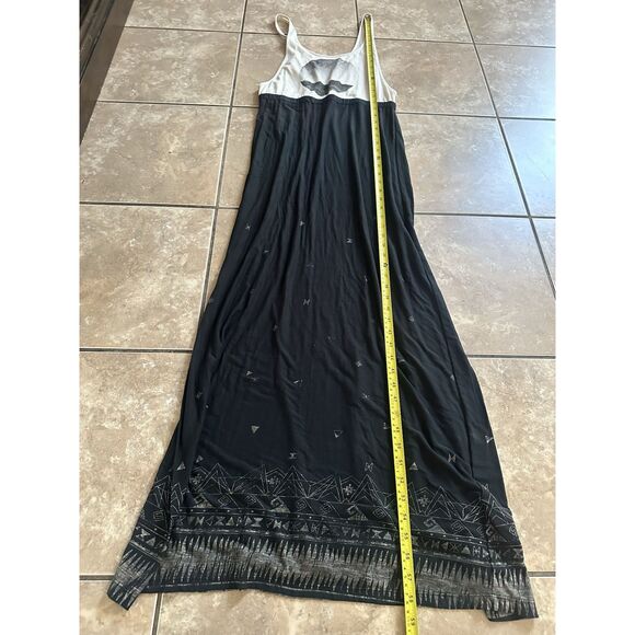 Volcom M Maxi Print Cotton Blend Dress Soft - Picture 2 of 6